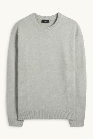 Hommes - Pull - gris clair