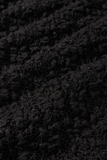 Dámské - Krajková sukně - černá