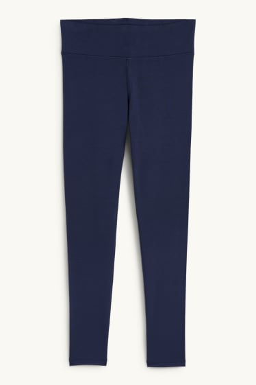 Femmes - Leggings chauds  - bleu foncé