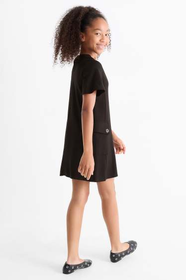 Dzieci dziewczynki - Sukienka - czarny