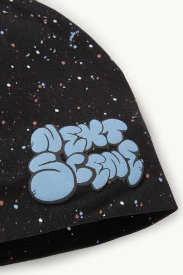 Bambini - Berretto - fantasia - nero