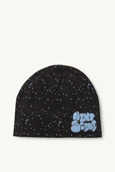 Bambini - Berretto - fantasia - nero