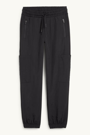Enfants garçons - Pantalon de jogging cargo - noir
