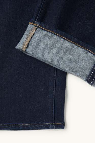 Hommes - Regular jean à boutons - jean chaud - LYCRA® - jean bleu foncé