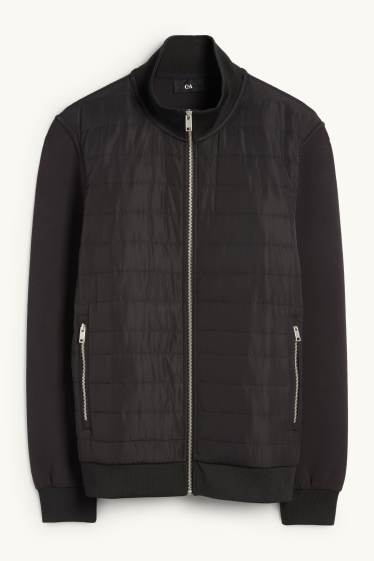 Herren - Sweatjacke - schwarz