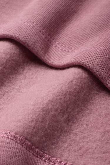 Children Girls - Brooklyn - set - hoodie and top - 2 piece - dark rose