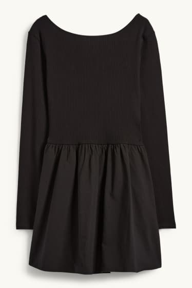 Women - A-line dress - black