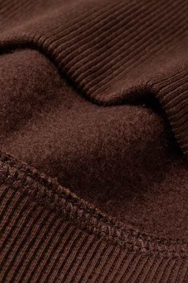 Men - Hoodie - dark brown