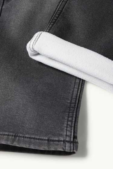 Enfants garçons - Jean de coupe droite - jean chaud - jog denim - jean gris