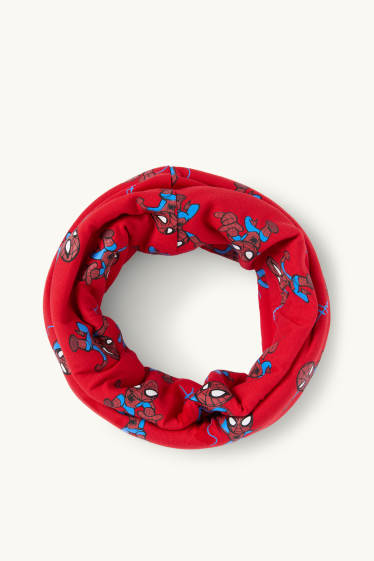 Copii - Băieți - Păienjenelul Marvel și prietenii lui uimitori - fular circular - roșu