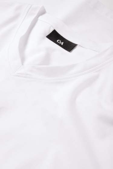 Men - Multipack of 2 - T-shirt - regular fit - white