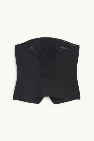 Damen - Business-Weste - Body Fit  - schwarz