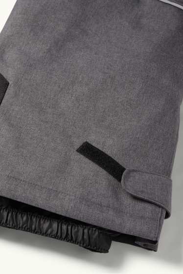 Children Boys - Ski pants - waterproof - dark gray