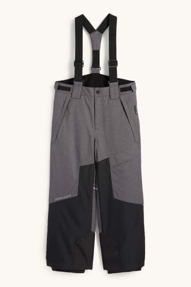 Children Boys - Ski pants - waterproof - dark gray