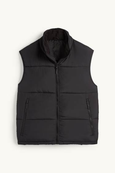 Home - Armilla embuatada - negre