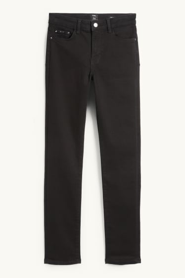 Femmes - Slim jean - mid waist - shaping jean - noir