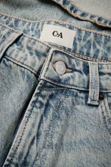 Dámské - Baggy jeans - mid waist - džíny - světle modré
