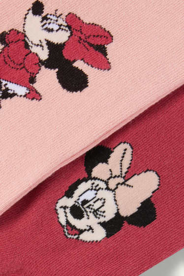 Kinderen: meisjes - Set van 2 - Minnie Mouse - maillot - roze