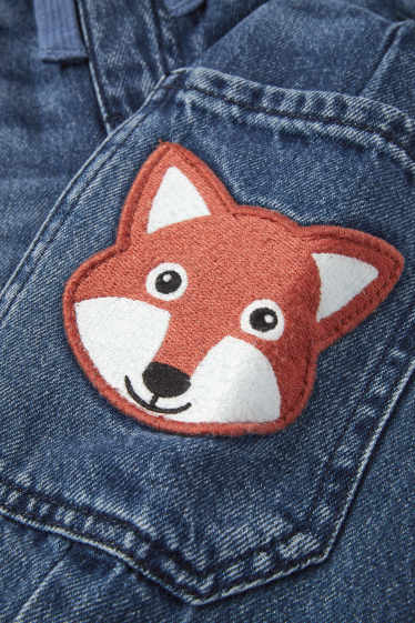 Kinder Jungen - Fuchs - Relaxed Jeans - Thermojeans - jeansblau