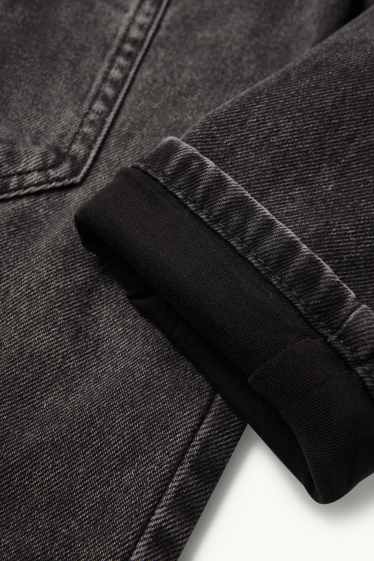 Copii - Băieți - Raton - relaxed jeans - jeans termoizolanți - denim-gri închis