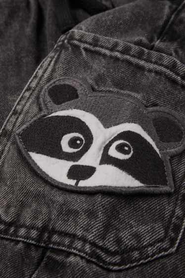 Copii - Băieți - Raton - relaxed jeans - jeans termoizolanți - denim-gri închis