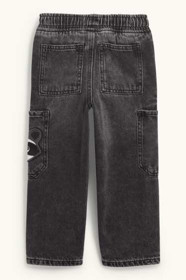 Copii - Băieți - Raton - relaxed jeans - jeans termoizolanți - denim-gri închis