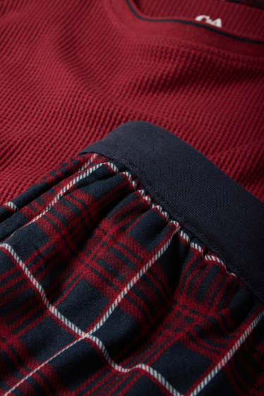 Men - Pyjamas - dark red