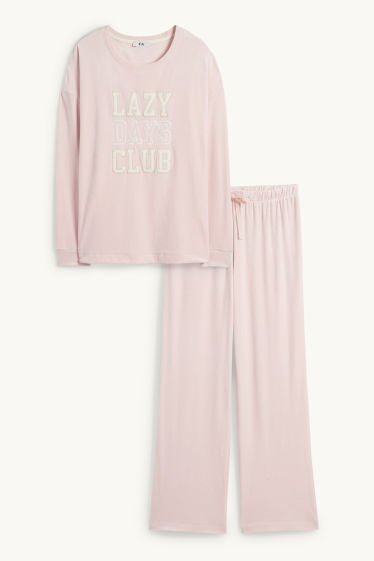 Femmes - Pyjama d’hiver - rose