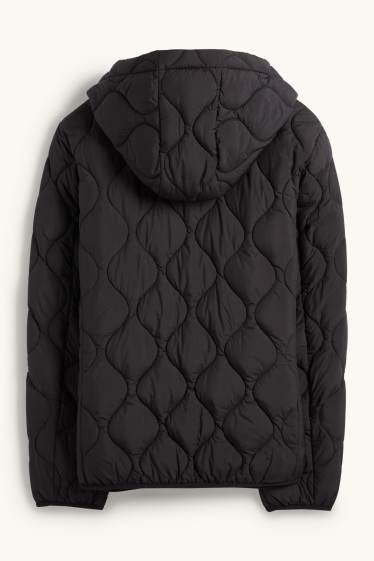 Femmes - Doudoune à capuche - noir