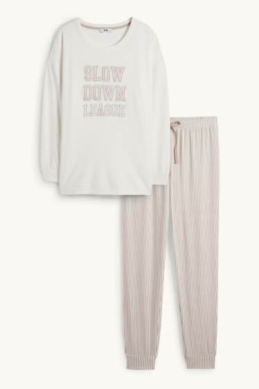 Femmes - Pyjama d’hiver - blanc