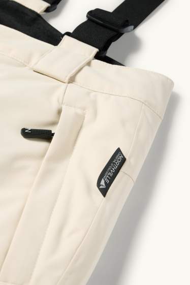 Kinderen: meisjes - Skibroek - waterdicht - licht beige