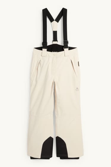 Kinderen: meisjes - Skibroek - waterdicht - licht beige