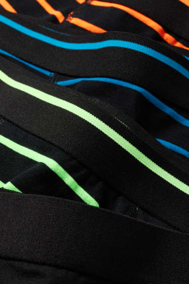 Nen - Paquet de 5 - bòxers - de ratlles - negre