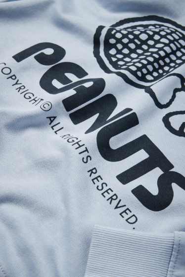 Hommes - Sweat - Peanuts - bleu clair