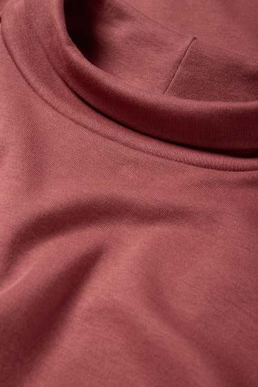 Dona - Jersei de coll alt - vermell