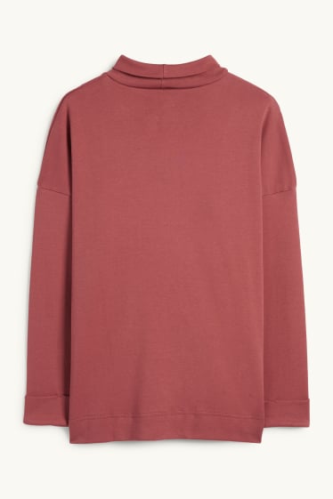 Dona - Jersei de coll alt - vermell