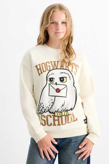 Bambine - Harry Potter - felpa - bianco crema