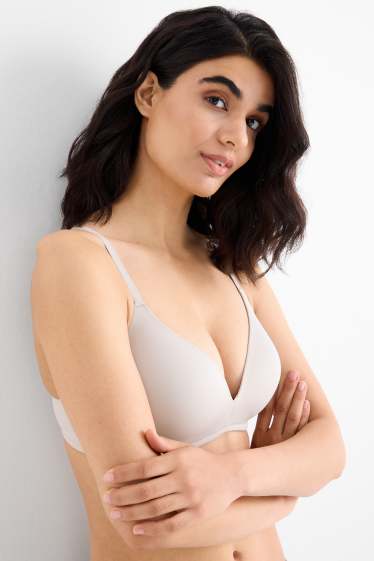 Femmes - Lot de 2 - soutiens-gorge sans armatures - ampliformes - bleu