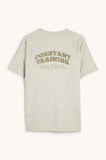 Heren - Sportshirt - relaxed fit - lichtgroen