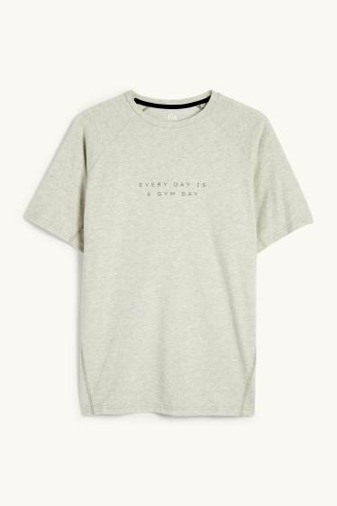 Heren - Sportshirt - relaxed fit - lichtgroen