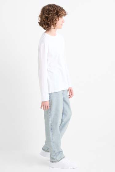 Niños - Loose fit jeans - cintura extraancha - vaqueros - azul claro