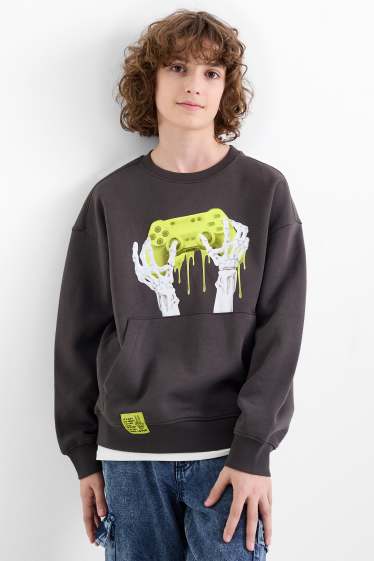 Children Boys - Gaming - sweatshirt - dark gray