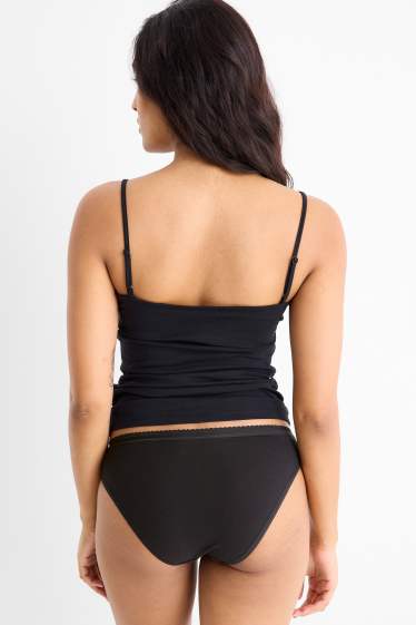 Donna - Confezione da 4 - slip - nero