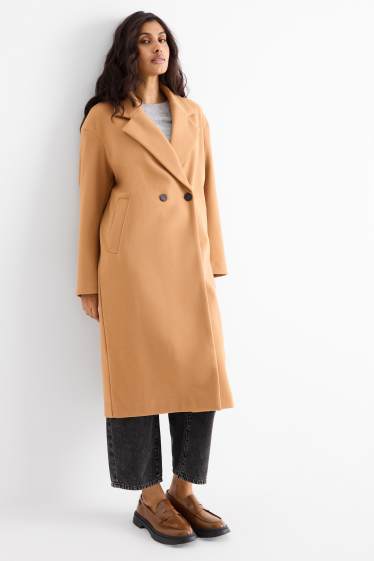 Femei - Palton - maro deschis