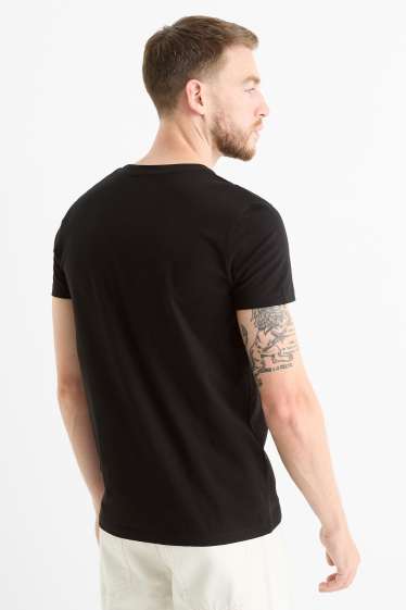 Uomo - T-shirt - slim fit - Flex - nero