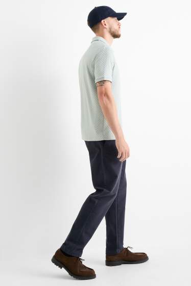 Hommes - Chino - bleu foncé