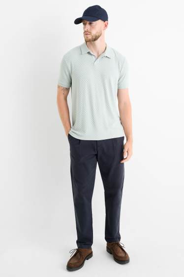 Hommes - Chino - bleu foncé