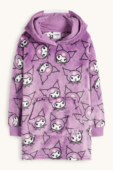 Nena - Kuromi - manta amb caputxa - violeta
