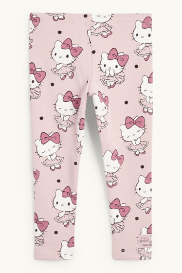Kinder Mädchen - Hello Kitty - Thermoleggings - rosa