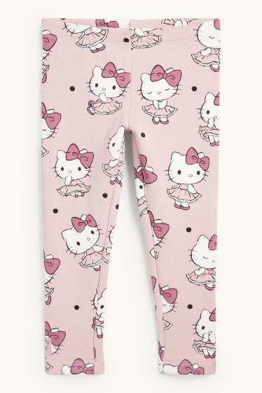 Kinder Mädchen - Hello Kitty - Thermoleggings - rosa